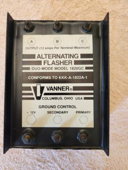 Heavy duty flashers for emergency vehicles