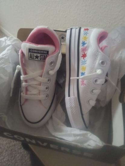 Girls Converse white/oops pink/Fever Dream A098115F