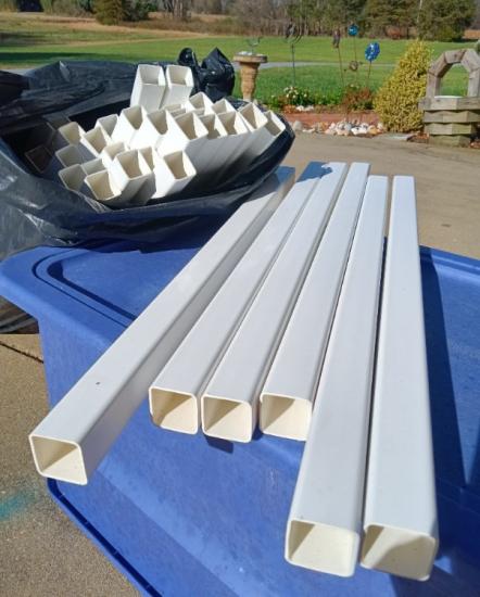 NEW Vinyl White Deck Pickets 32&quot; x 1.5&quot; Quantity 35