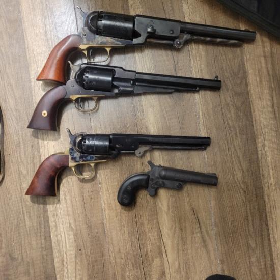 Black powder revolvers