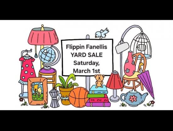 HUGE FLIPPIN FANELLI YARD SALE!!!