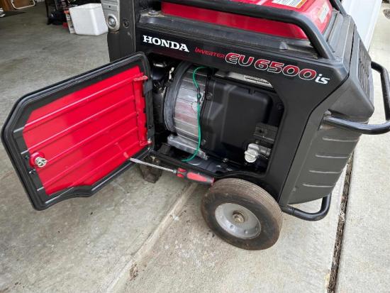 Almost New - Honda Generator - EU 6500 IS