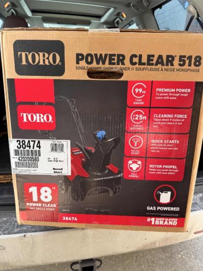 BRAND NEW - Toro Snowblower