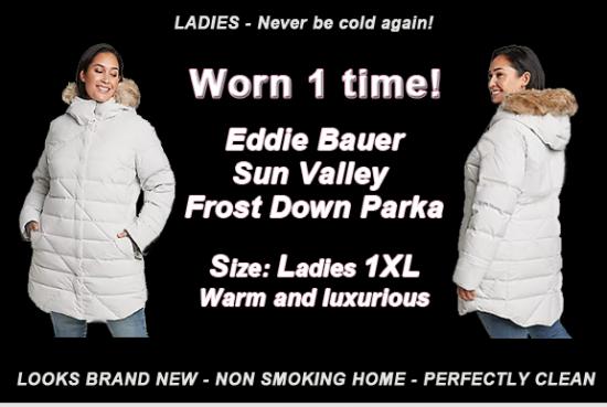 Ladies&#039; Eddie Bauer Down Parka - Size 1XL