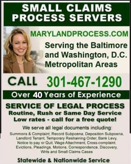 Maryland Process Server