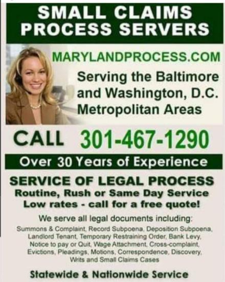 Maryland Process Server