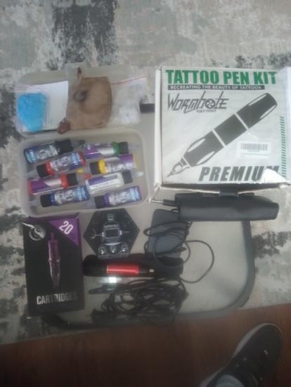 Wormhole tattoo pen kit (K001) ink and all supplies included 