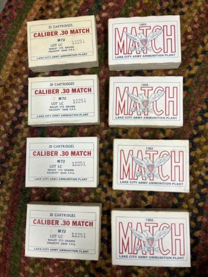 30-06 M72 Match Lake City Ammunition