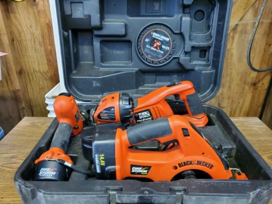Black and Decker Battery Powered Tools