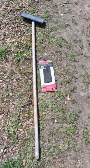 Pole Sander with Wood Handle