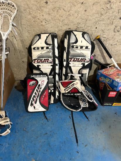 Youth goalie pads