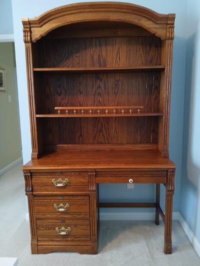 Headboard, Desk and Bookshelf