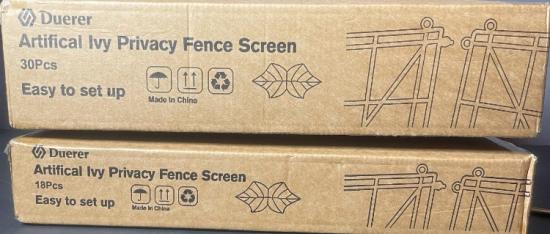 ARTIFICAL IVY PRIVACY FENCE (48 Pcs)