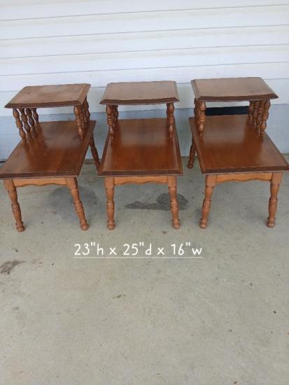 (3) side tables
