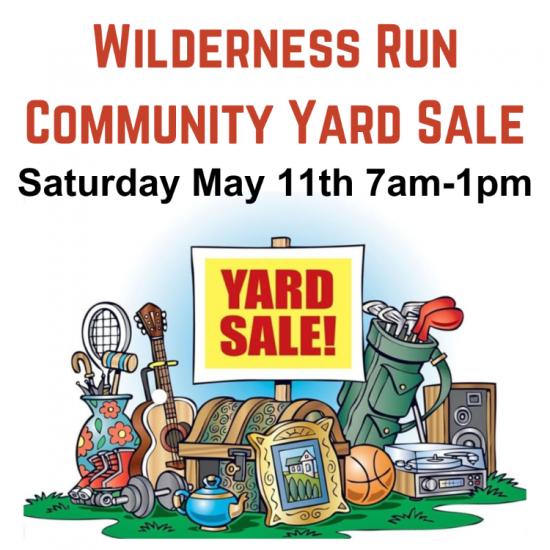 Wilderness Run Community Yard Sale