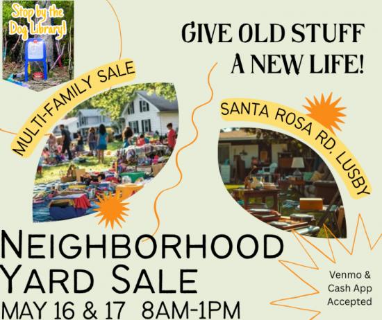 Multi-Family Neighborhood Yard Sale 