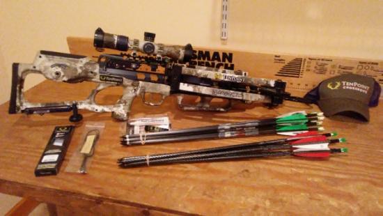 TenPoint Vapor Model Crossbow and Hunting Package 